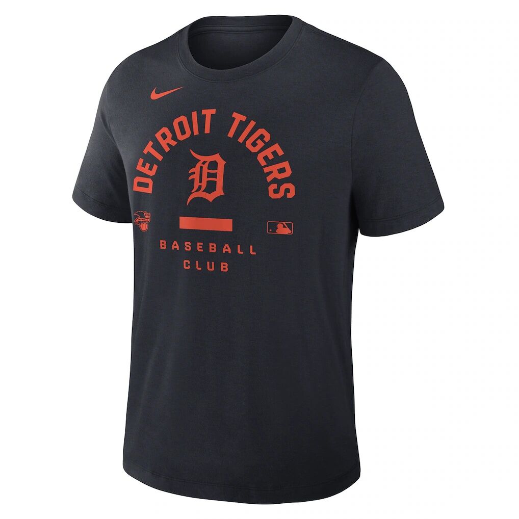Detroit Tigers Nike Authentic Collection Early Work Tri-Blend Dri-FIT T-Shirt