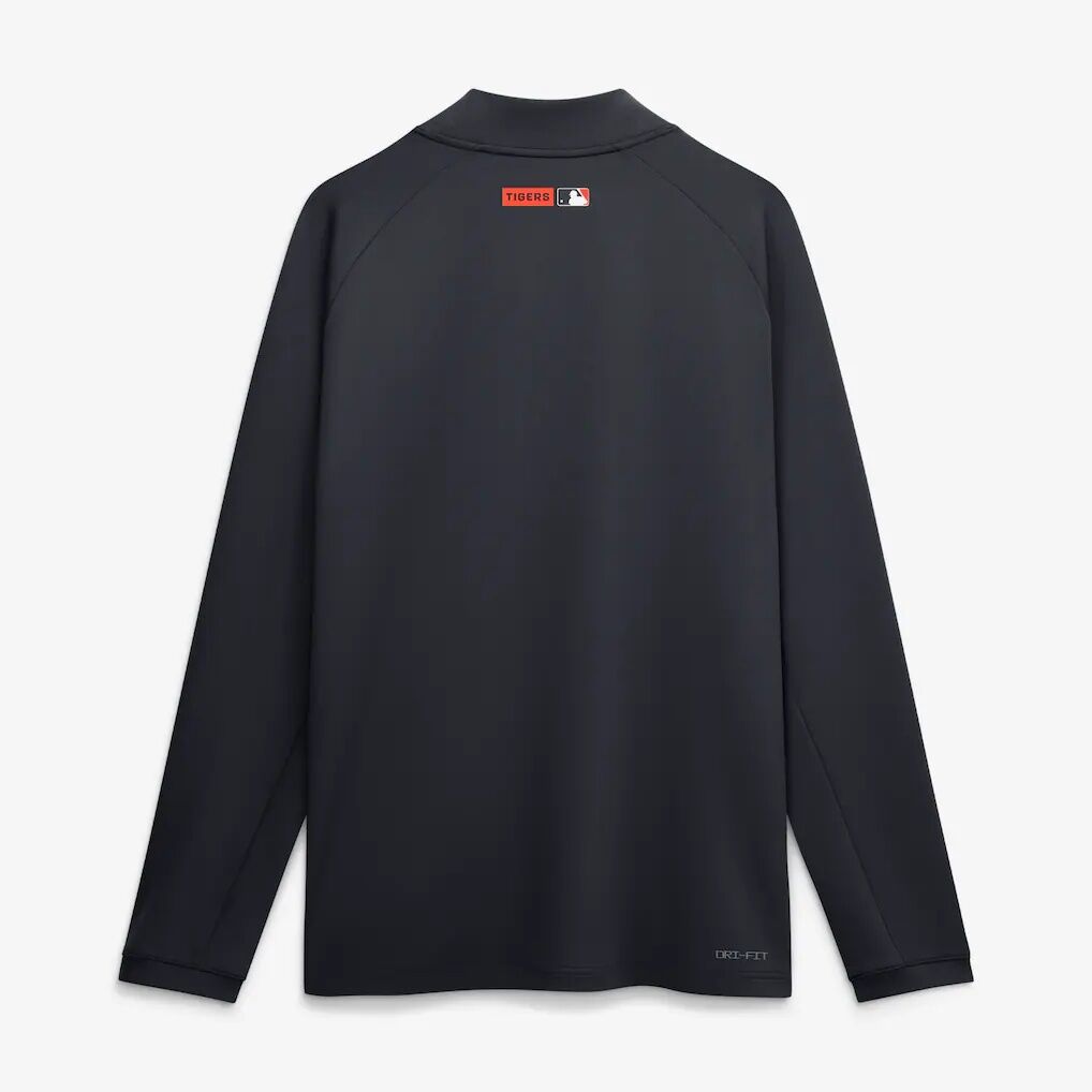 Detroit Tigers Nike Authentic Collection Dri-FIT Raglan Half-Zip Pullover