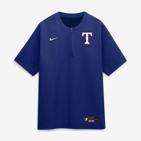 Texas Rangers Nike Authentic Collection Dri-FIT Quarter-Zip Windshirt - - Alt1
