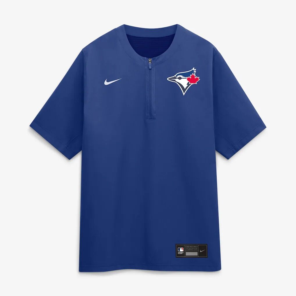 Toronto Blue Jays Nike Authentic Collection Dri-FIT Quarter-Zip Windshirt – Royal