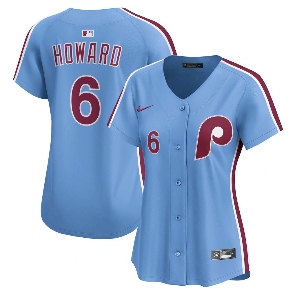 Ryan Howard Philadelphia Phillies Nike Women's Alternate 2 Limited Jersey