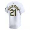 Tyler Soderstrom Athletics Nike Home Limited Player Jersey - White - Detail View