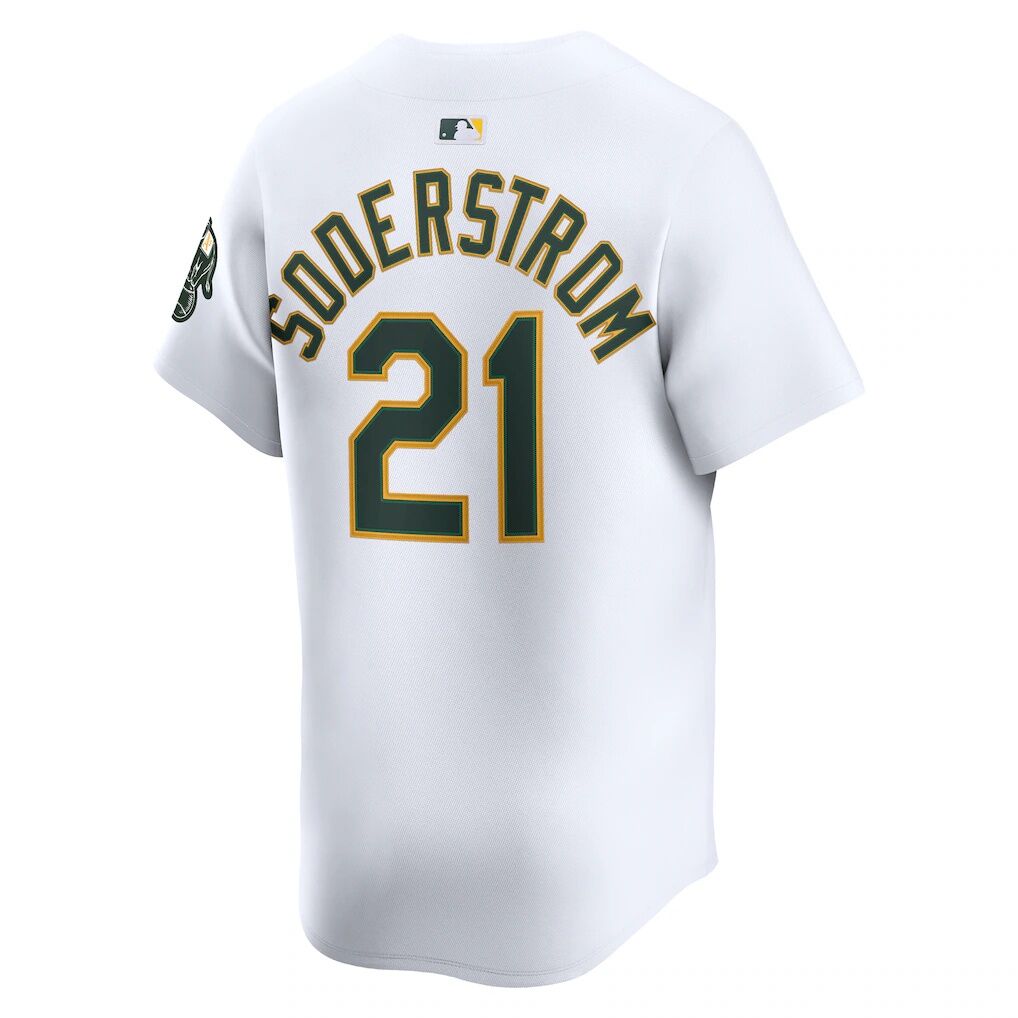 Tyler Soderstrom Athletics Nike Home Limited Player Jersey