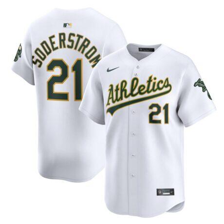 Tyler Soderstrom Athletics Nike Home Limited Player Jersey