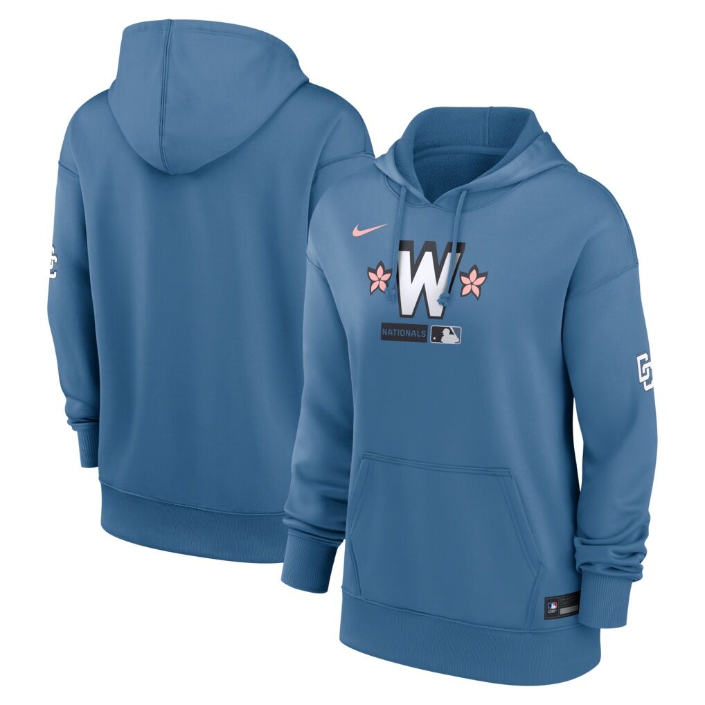 Washington Nationals Nike Women’s Authentic Collection City Connect Therma Hoodie