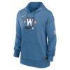 Washington Nationals Nike Women's Authentic Collection City Connect Therma Hoodie - Blue - Side View