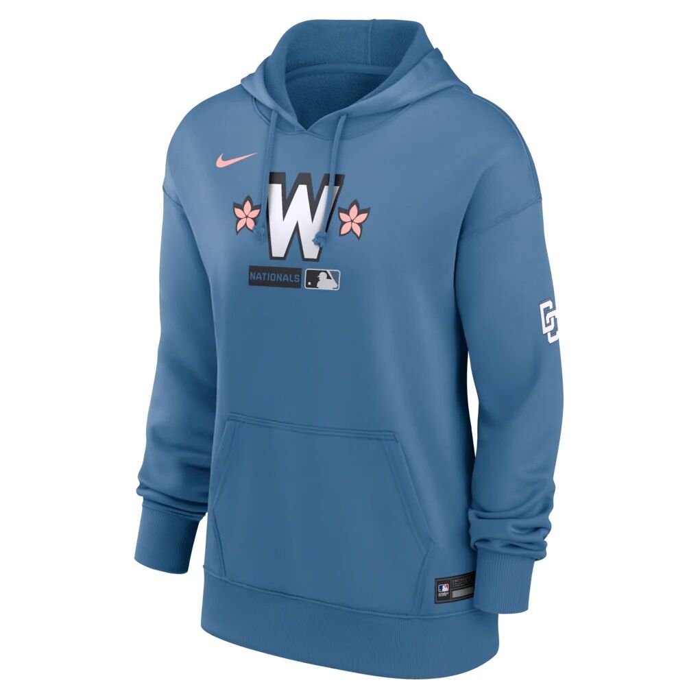 Washington Nationals Nike Women’s Authentic Collection City Connect Therma Hoodie