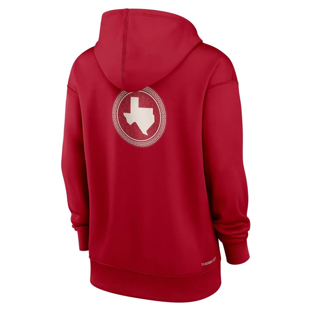 Texas Rangers Nike Women's Authentic Collection City Connect Therma Hoodie