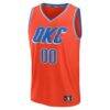 Oklahoma City Thunder Fashion7 Fast Break Custom Jersey - Orange - Side View