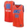 Oklahoma City Thunder Fashion7 Youth Fast Break Custom Jersey - Orange - Front View