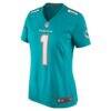 Tua Tagovailoa Miami Dolphins Nike Women's Game Jersey - - Side View