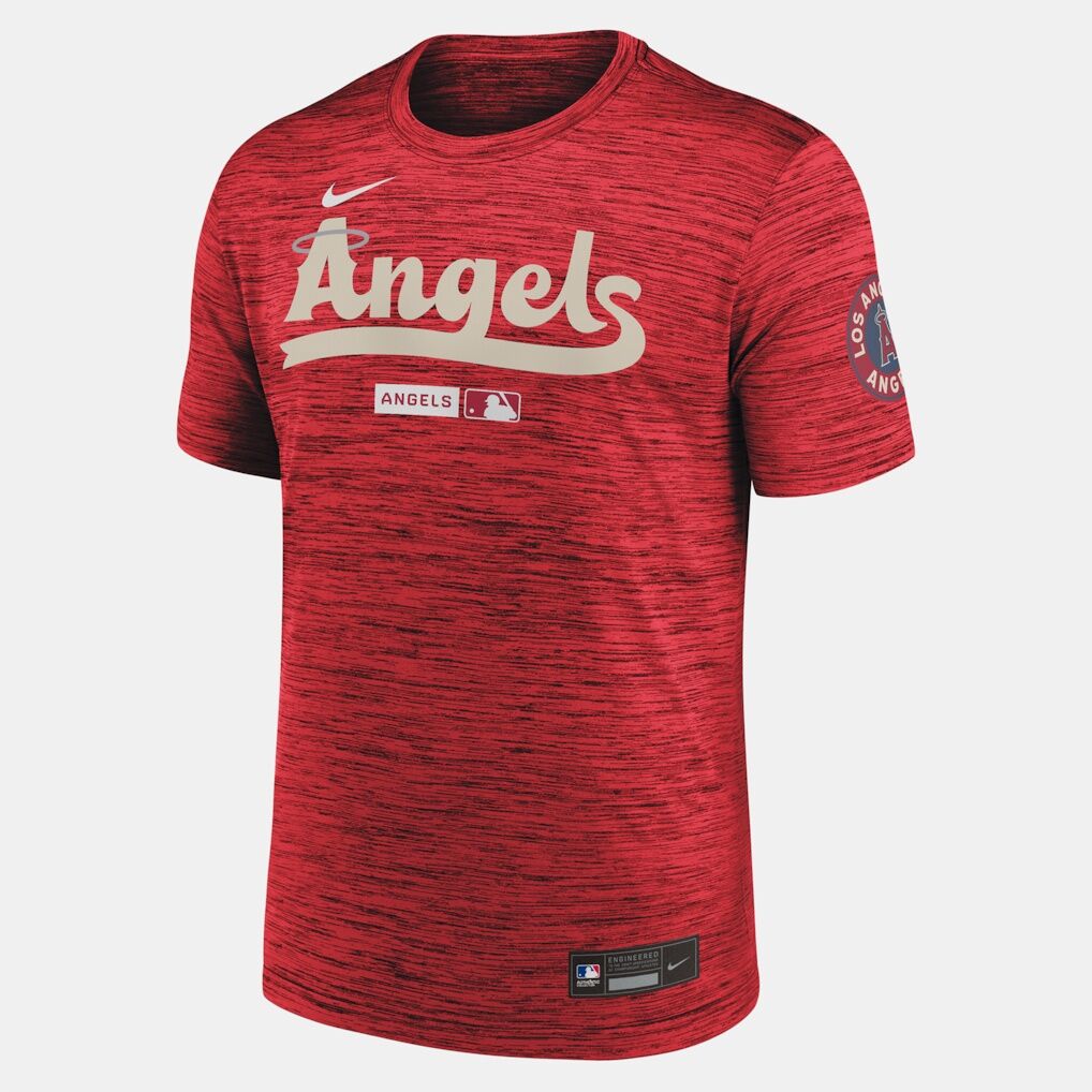 Los Angeles Angels Nike Authentic Collection City Connect Velocity Dri-FIT T-Shirt