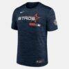 Houston Astros Nike Authentic Collection City Connect Velocity Dri-FIT T-Shirt - Navy - Detail View