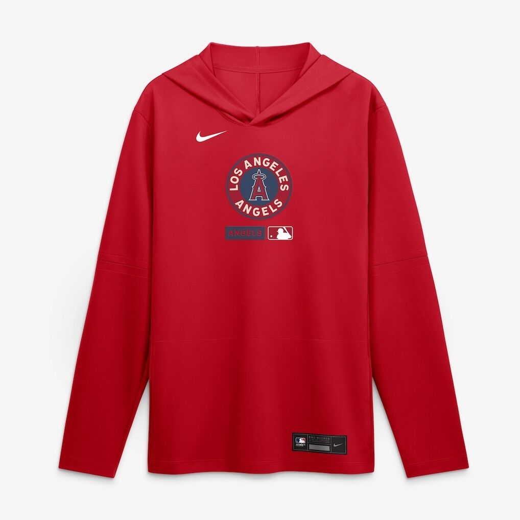 Los Angeles Angels Nike City Connect Dri-FIT Long Sleeve Hooded T-Shirt