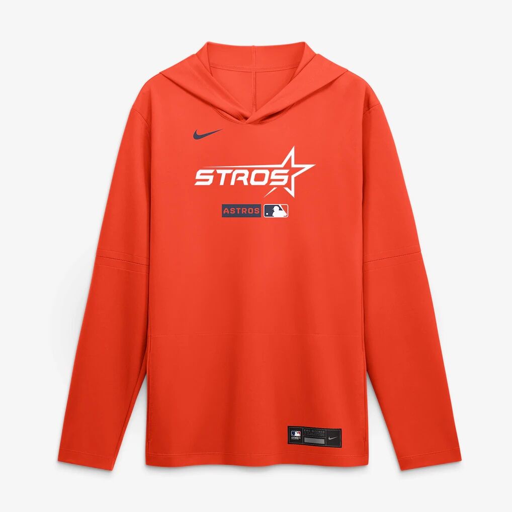 Houston Astros Nike City Connect Dri-FIT Long Sleeve Hooded T-Shirt