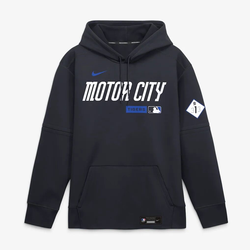 Detroit Tigers Nike Authentic Collection City Connect Therma-FIT Hoodie
