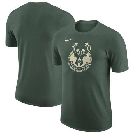 Milwaukee Bucks Nike Essential T-Shirt - - Front View