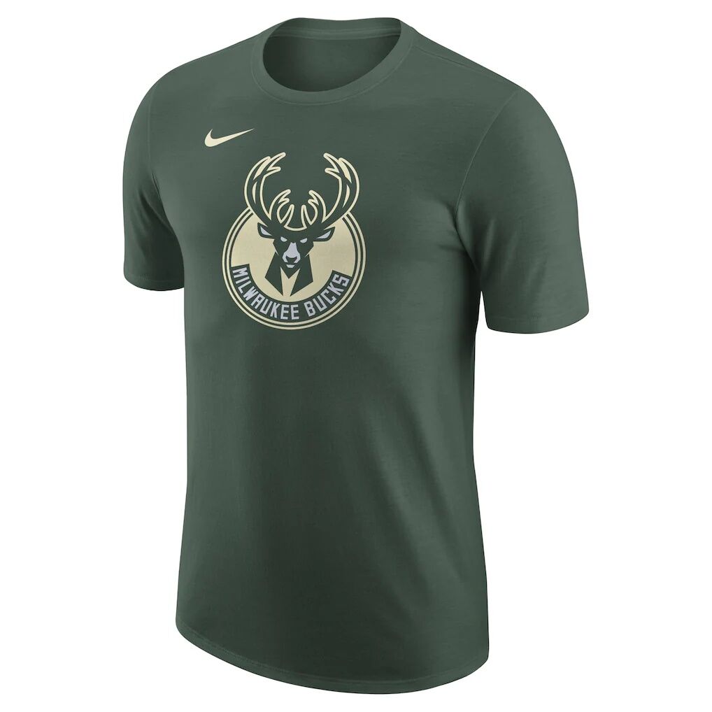 Milwaukee Bucks Nike Essential T-Shirt - Hunter Green