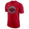 Toronto Raptors Nike Essential T-Shirt - Red - Side View