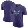 Charlotte Hornets Nike Essential T-Shirt - Purple - Front View