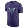 Charlotte Hornets Nike Essential T-Shirt - Purple - Side View
