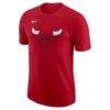 Chicago Bulls Nike Essential T-Shirt - Red - Back View
