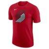 Portland Trail Blazers Nike Essential T-Shirt - Red - Side View