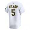 Jacob Wilson Athletics Nike Home Limited Player Jersey - White - Detail View