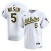 Jacob Wilson Athletics Nike Home Limited Player Jersey - White - Front View