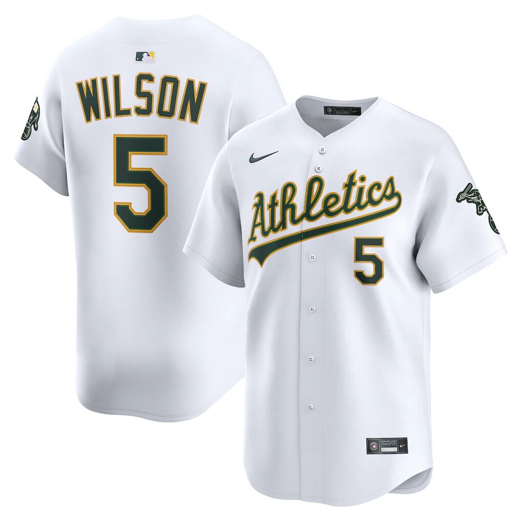 Jacob Wilson Athletics Nike Home Limited Player Jersey