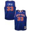 Patrick Ewing New York Knicks Toddler 1991/92 Swingman Jersey - Blue - Front View