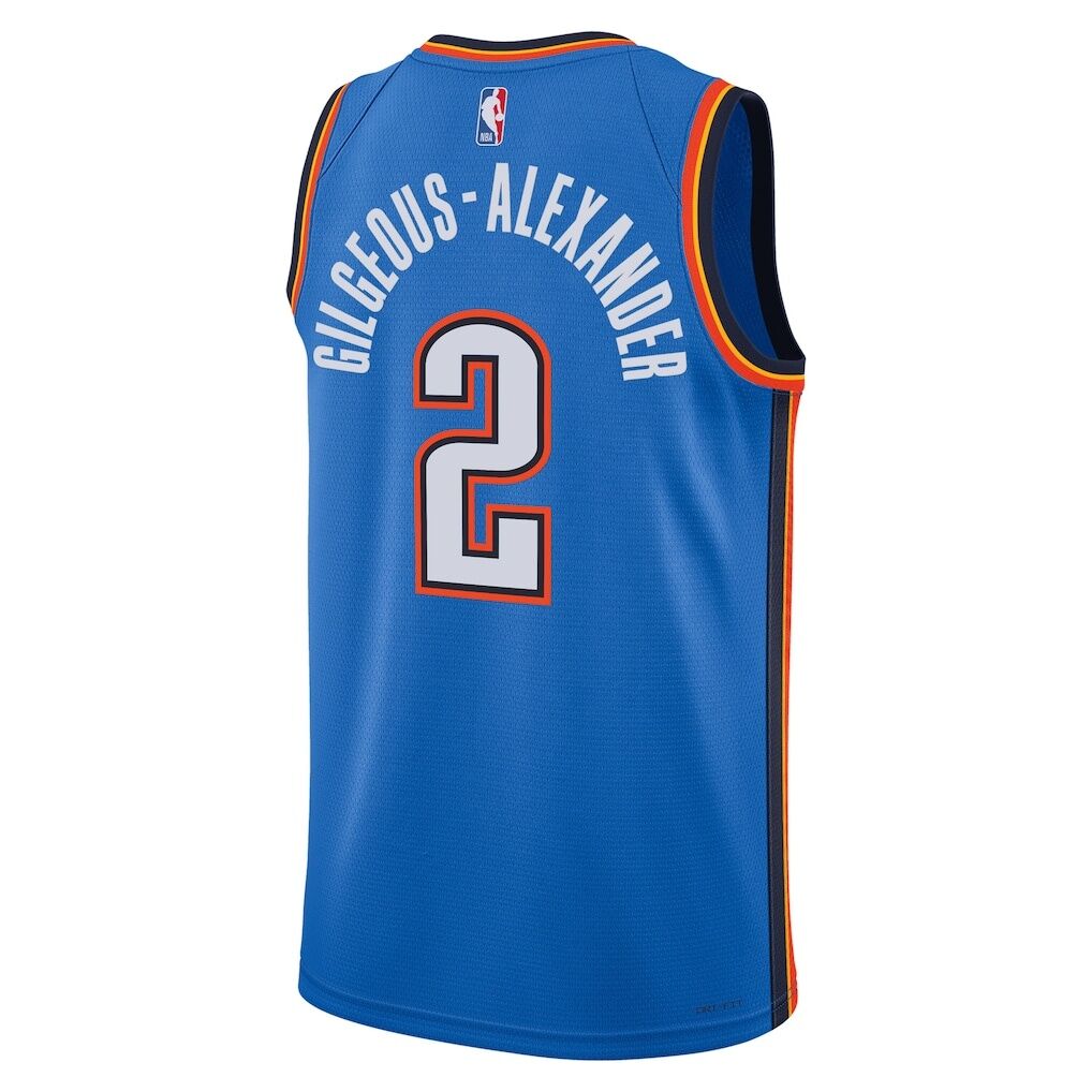 Shai Gilgeous-Alexander Oklahoma City Thunder Nike Unisex Swingman Jersey - Icon Edition