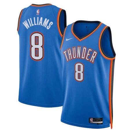 Jalen Williams Oklahoma City Thunder Nike Unisex Swingman Jersey - Blue - Front View