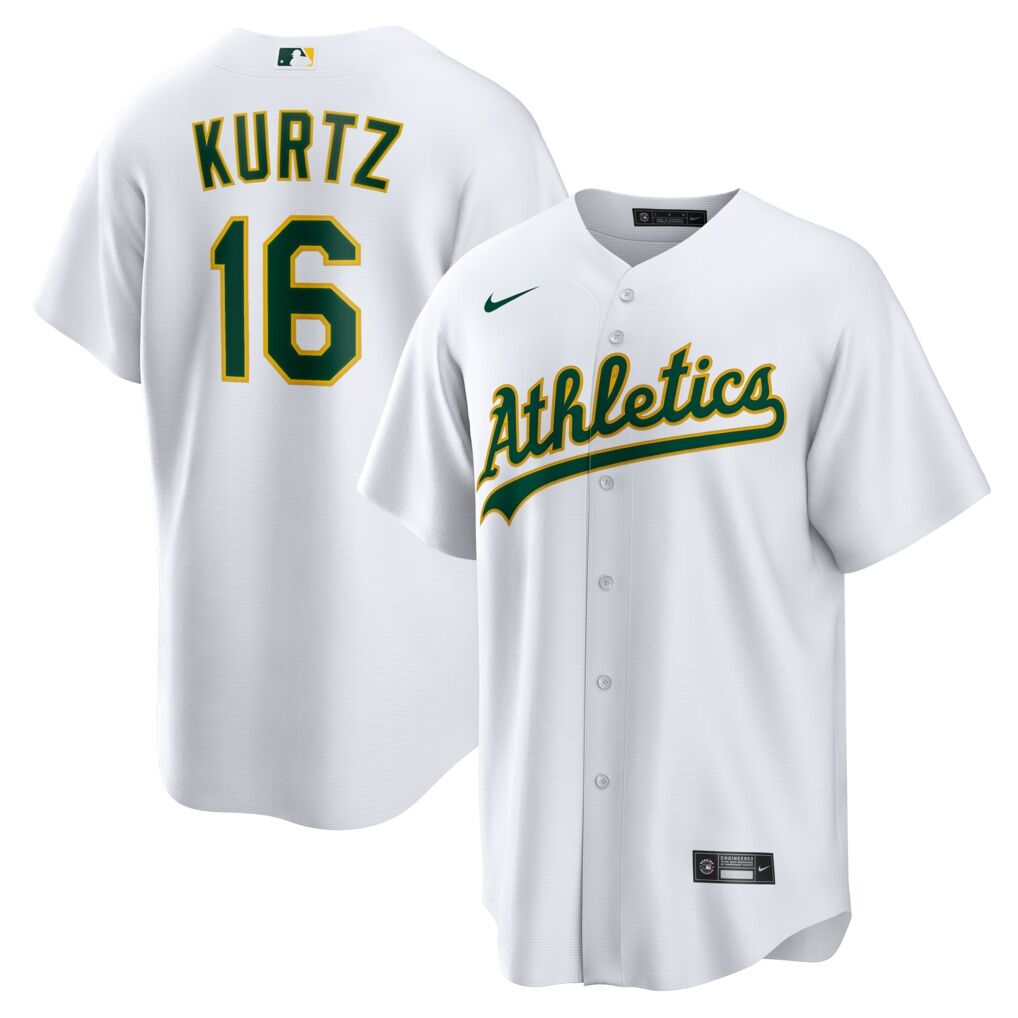 Nick Kurtz Athletics Nike Home Replica Player Jersey