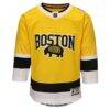 Boston Bruins Outerstuff Youth 2026 Stadium Series Premier Jersey - Gold - Side View