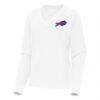 Buffalo Bills Antigua Women's Varsity Tri-Blend V-Neck Long Sleeve T-Shirt - White - Side View