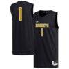 #1 Alabama State Hornets adidas Replica Basketball Jersey - Black - Front View