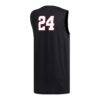 #24 Fresno State Bulldogs adidas Replica Basketball Jersey - Black - Detail View