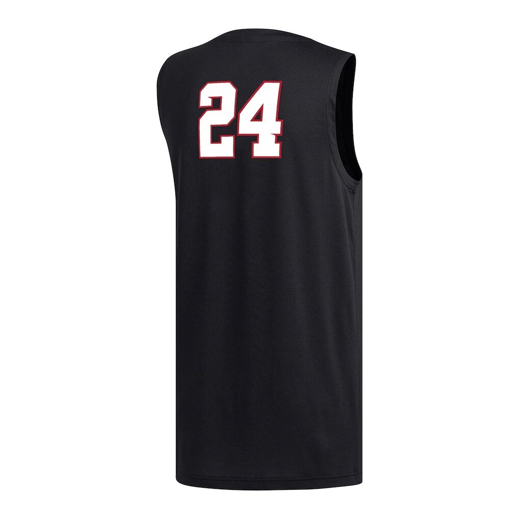 #24 Fresno State Bulldogs adidas Replica Basketball Jersey