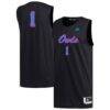 #1 Florida Atlantic Owls adidas Replica Basketball Jersey - Black - Front View
