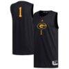 #1 Grambling Tigers adidas Replica Basketball Jersey - Black - Front View