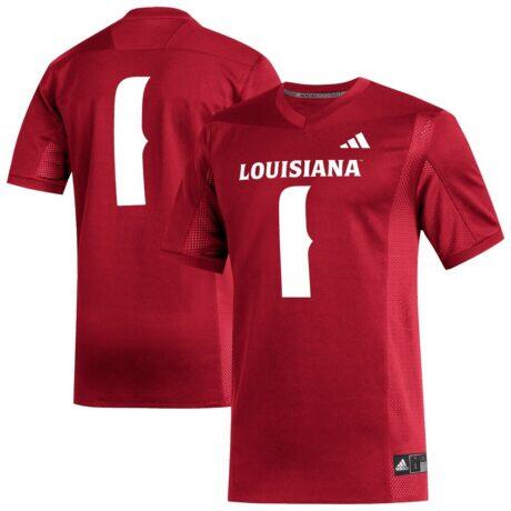 #1 Louisiana Ragin' Cajuns adidas Replica Football Jersey - - Front View