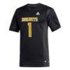 #1 Alabama State Hornets adidas Replica Football Jersey - Black - Side View
