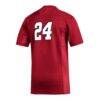 #24 Fresno State Bulldogs adidas Replica Football Jersey - Red - Detail View