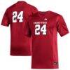 #24 Fresno State Bulldogs adidas Replica Football Jersey - Red - Front View