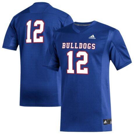 #1 Louisiana Tech Bulldogs adidas Replica Football Jersey - - Front View