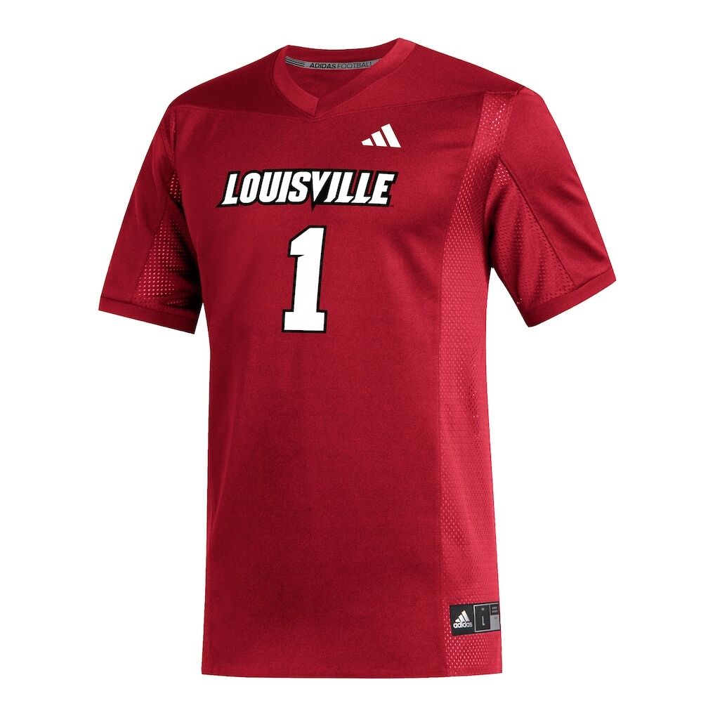 #1 Louisville Cardinals adidas Replica Football Jersey