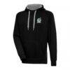 Mexico National Team Antigua Takeover Pullover Hoodie - Black - Side View