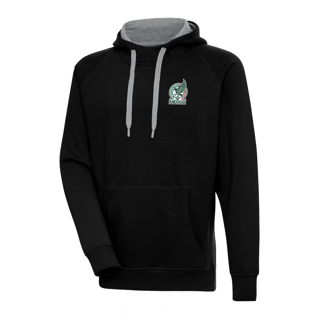 Mexico National Team Antigua Takeover Pullover Hoodie