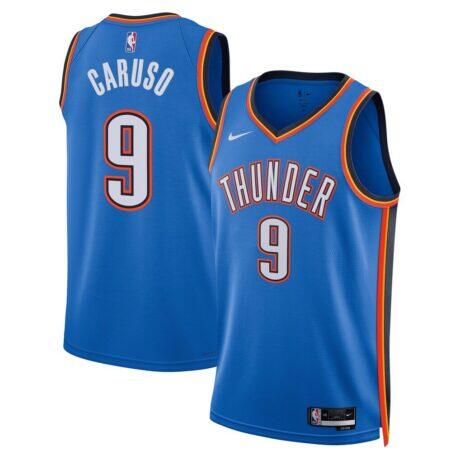 Alex Caruso Oklahoma City Thunder Nike Unisex Swingman Jersey - Blue - Front View